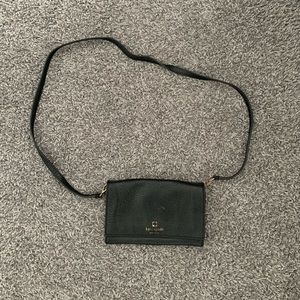 Kate Spade Black Leather Crossbody bag